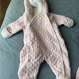 Nordstrom Pink Quilted Baby Outfit